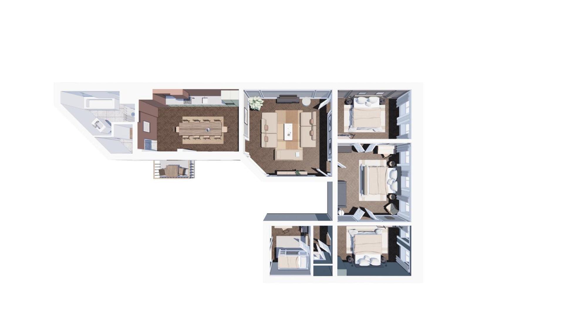 Stylish 4 Bedroom In Cph Appartement Kopenhagen
